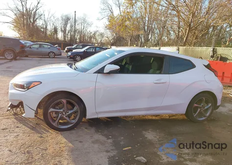 2020 Hyundai Veloster 2.0 from USA, damaged, VIN KMHTG6AF1LU026811